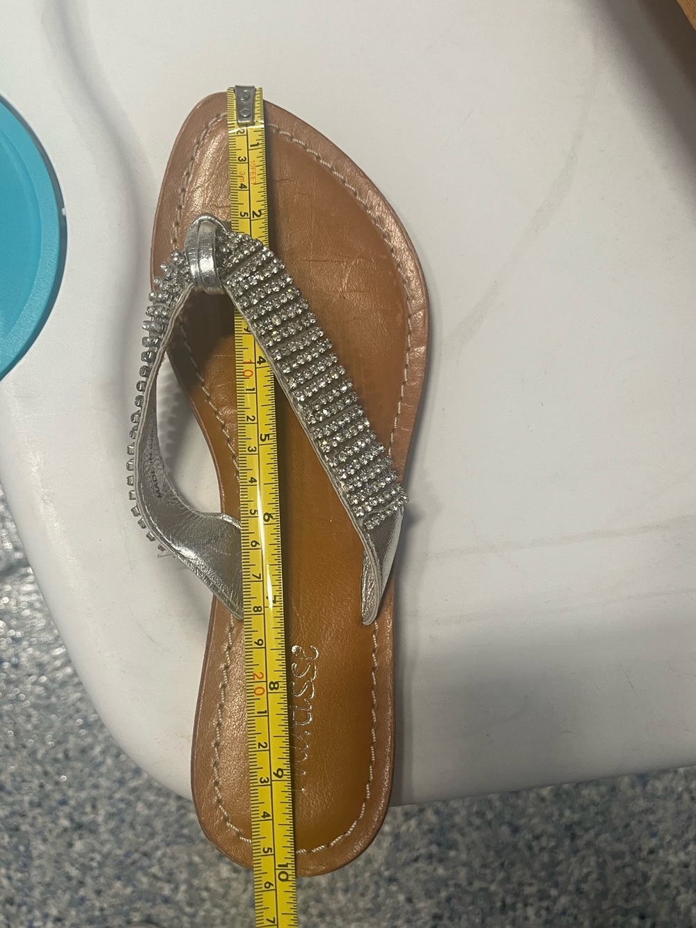 Matisse Silver Rhinestone Sandals - Picture 7 of 7